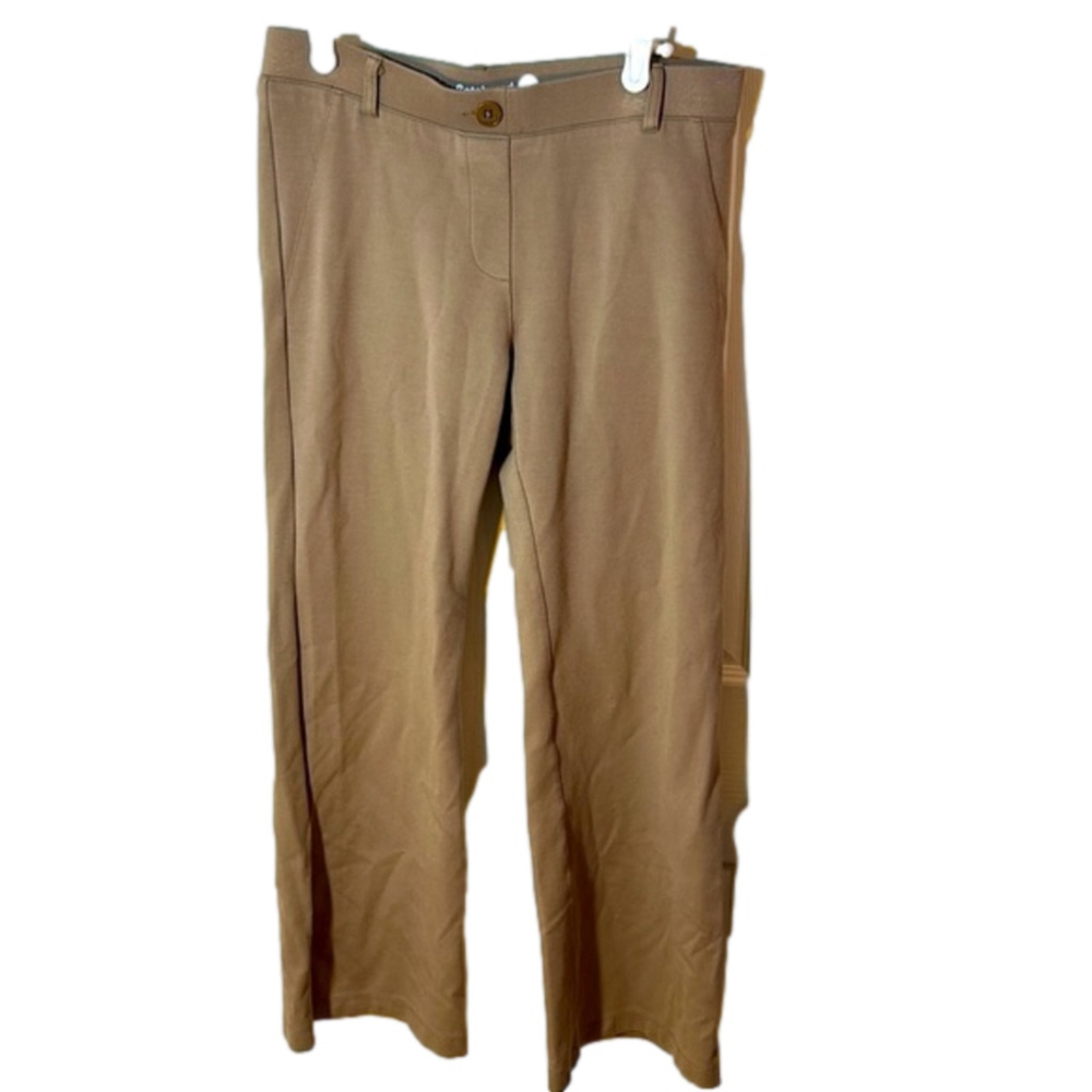 Betabrand tan pull on pants Size medium s-petite